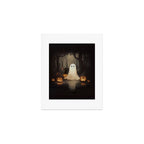 Ghost and Cat Art Print Gallery Image 1