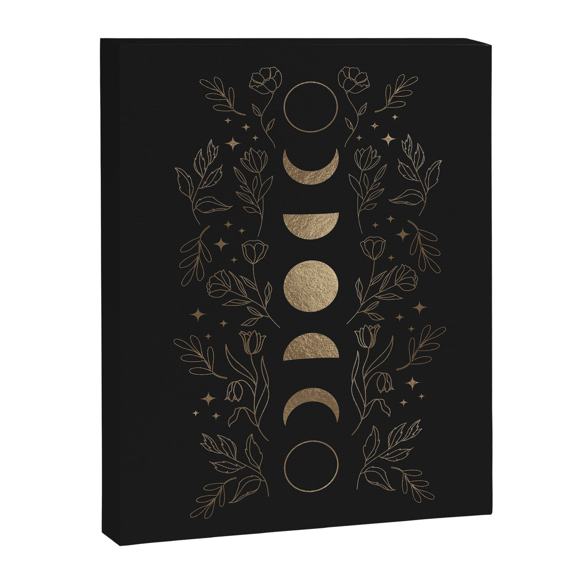 Gold Moon Phases Canvas Print Gallery Image 6