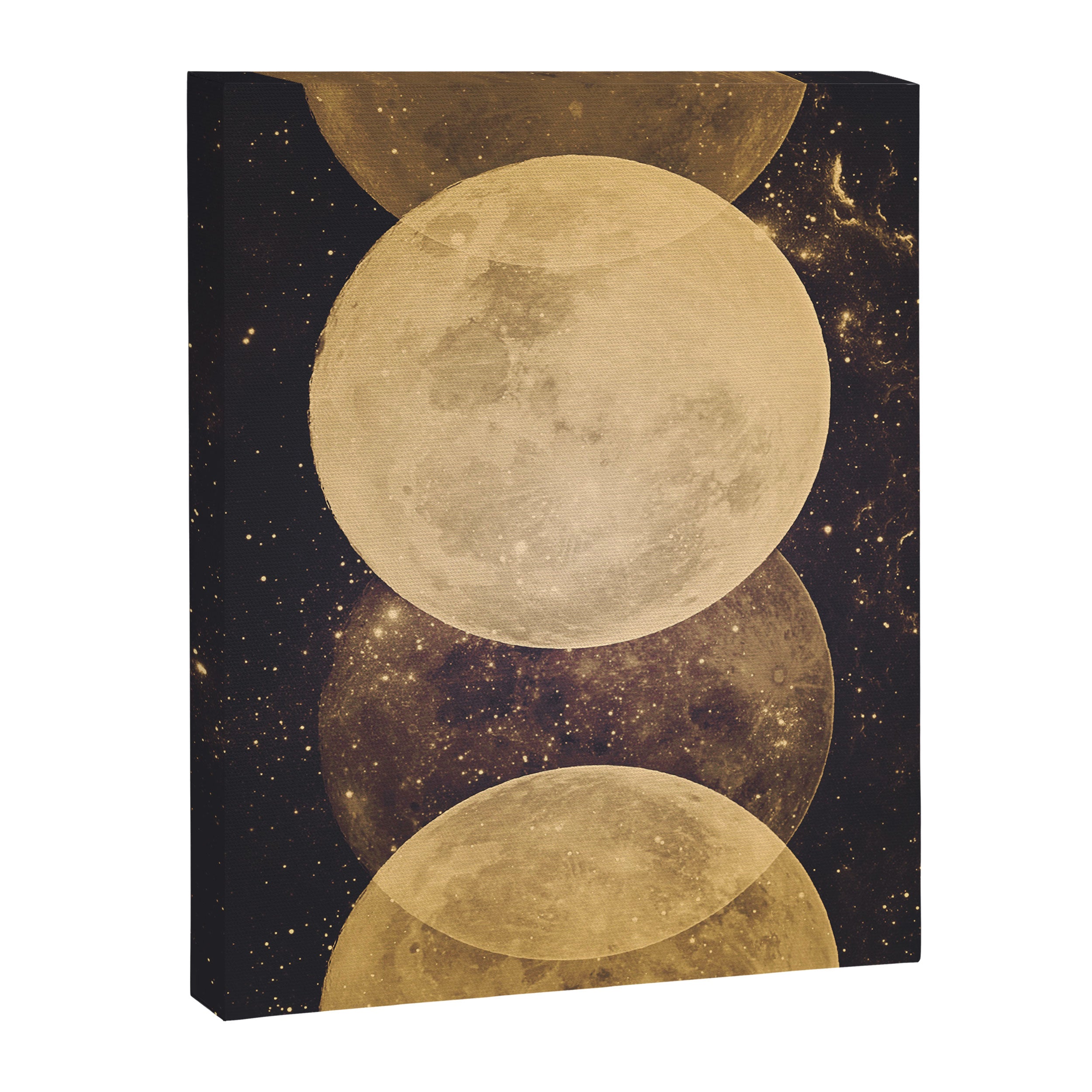 Gold Moon Phases Canvas Print Gallery Image 6
