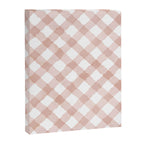 Hand Painted Pink Festive Gingham Theme Canvas Print Gallery Image 6