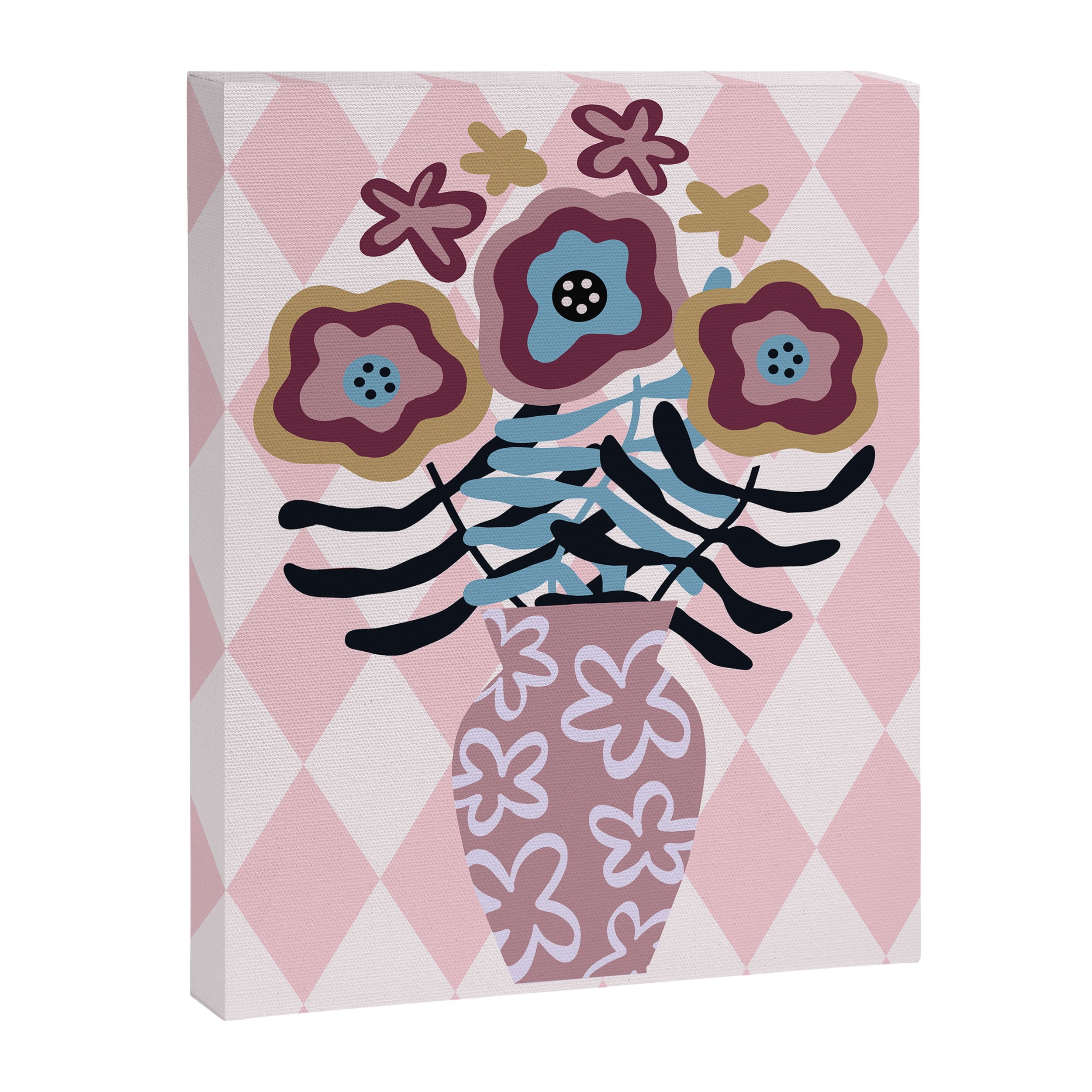 Harlequin Bloom Canvas Print Gallery Image 6