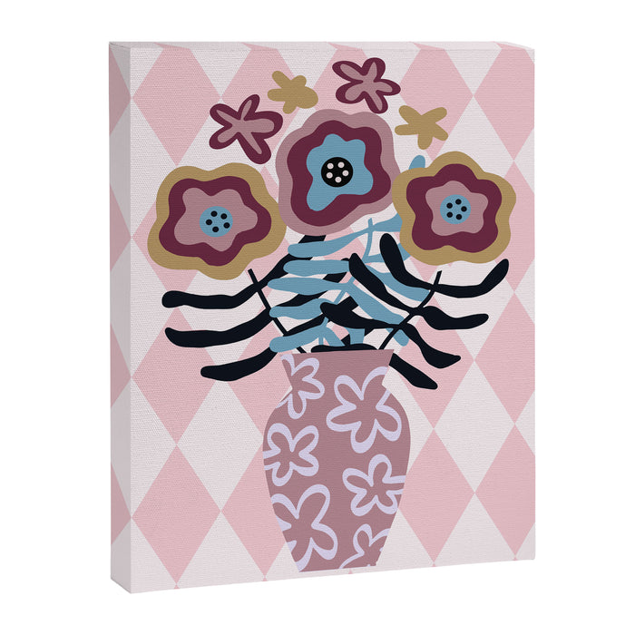 Harlequin Bloom Canvas Print Gallery Image 1