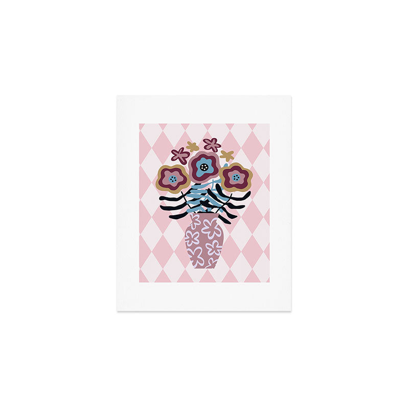 Harlequin Bloom Art Print Gallery Image 1