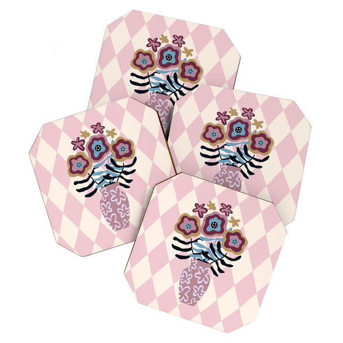 Harlequin Bloom Coaster Gallery Image 1