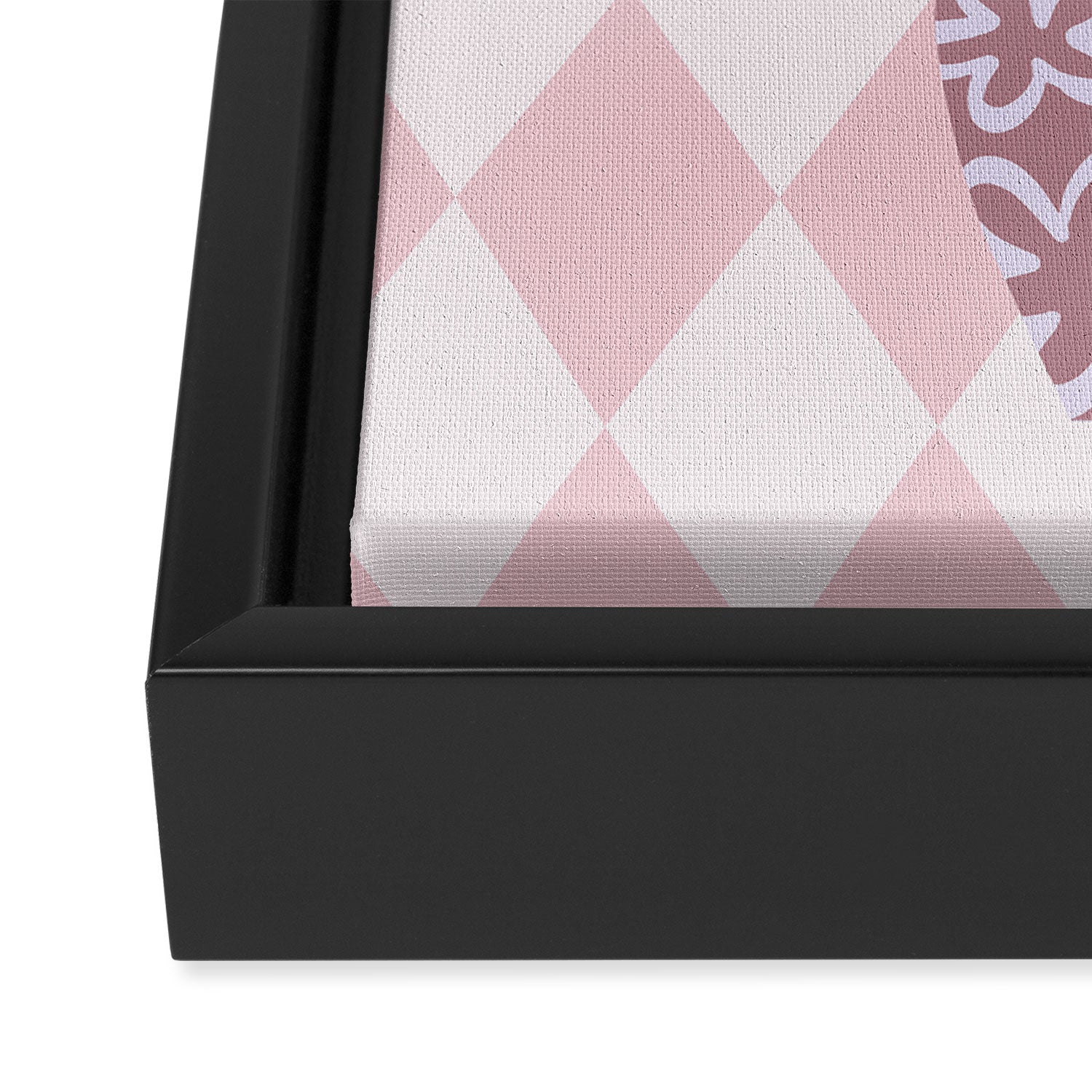 Harlequin Bloom Framed Canvas Print Gallery Image 3