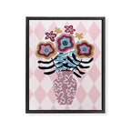 Harlequin Bloom Framed Canvas Print Gallery Image 6