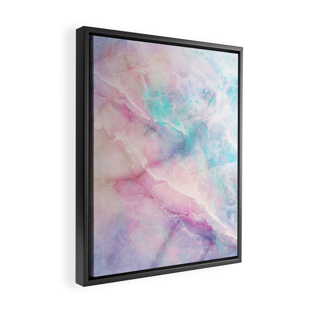 Iridescent marble Framed Canvas Print Gallery Image 2