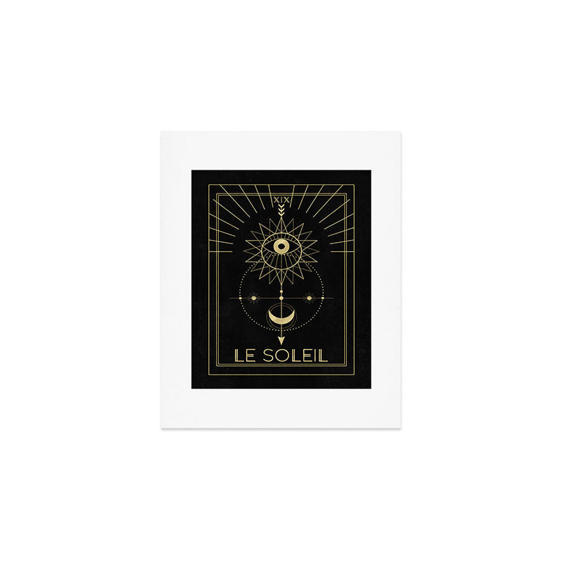 Le Soleil or The Sun Tarot Art Print Gallery Image 1