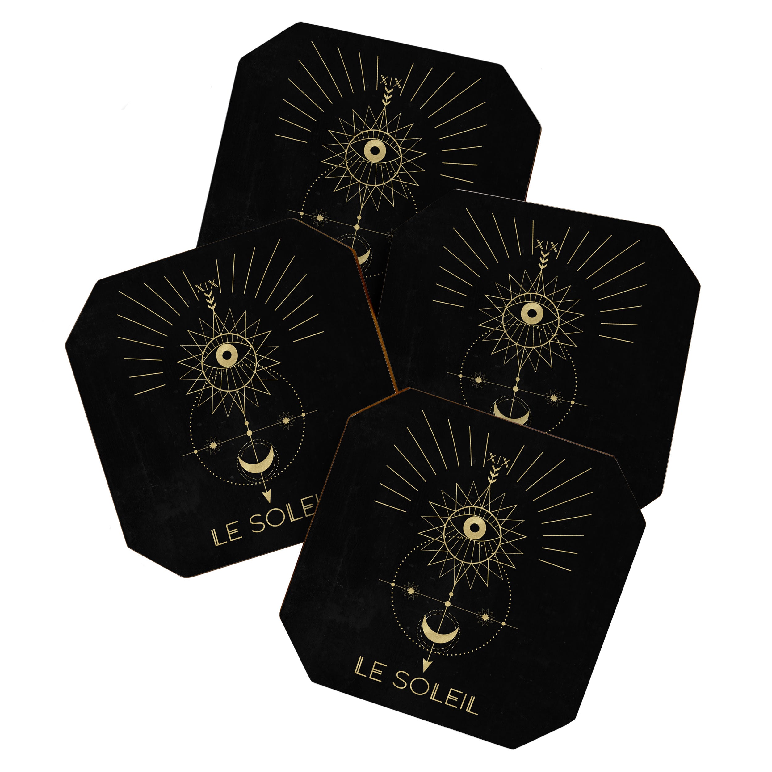 Le Soleil or The Sun Tarot Coaster Gallery Image 1