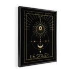 Le Soleil or The Sun Tarot Framed Canvas Print Gallery Image 2