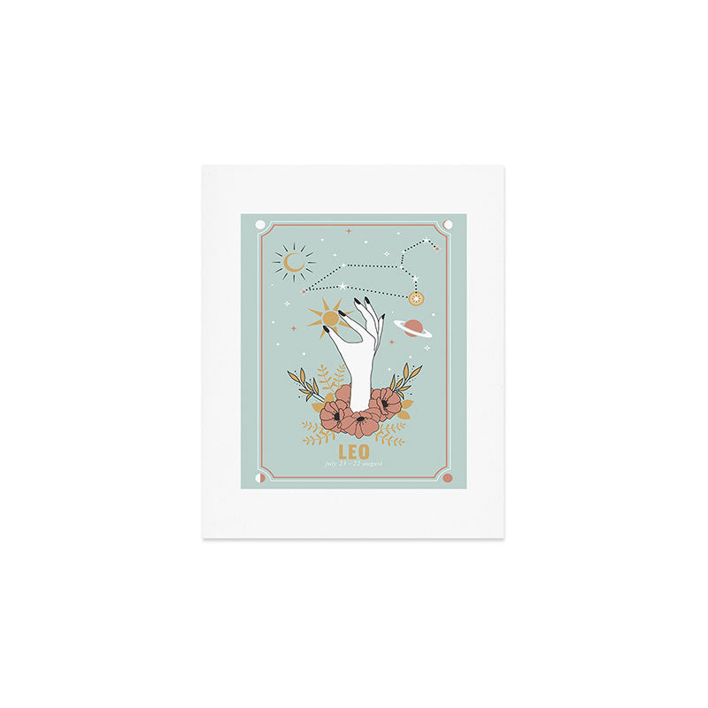 Leo Zodiac Series Art Print Gallery Image 1
