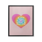 Let Love Rule Framed Canvas Print Gallery Image 6