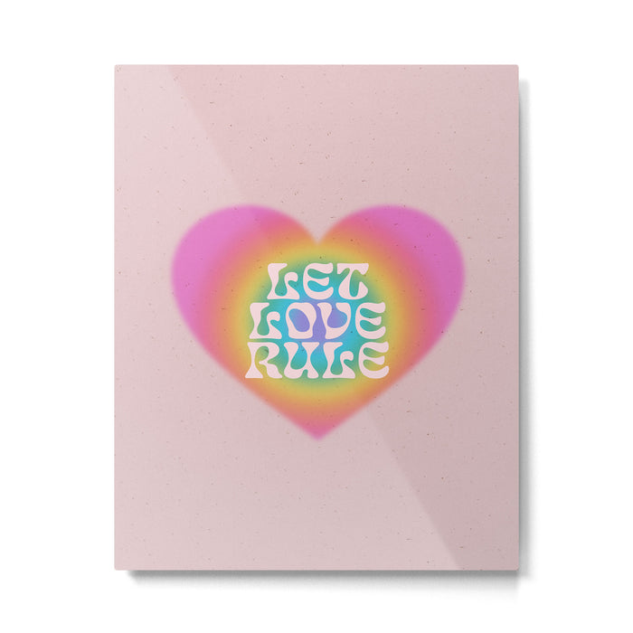 Let Love Rule Metal Print Gallery Image 1