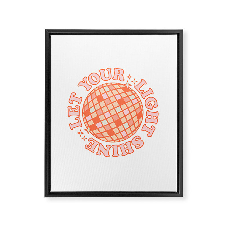 Let your Light Shine Framed Canvas Print Gallery Image 6