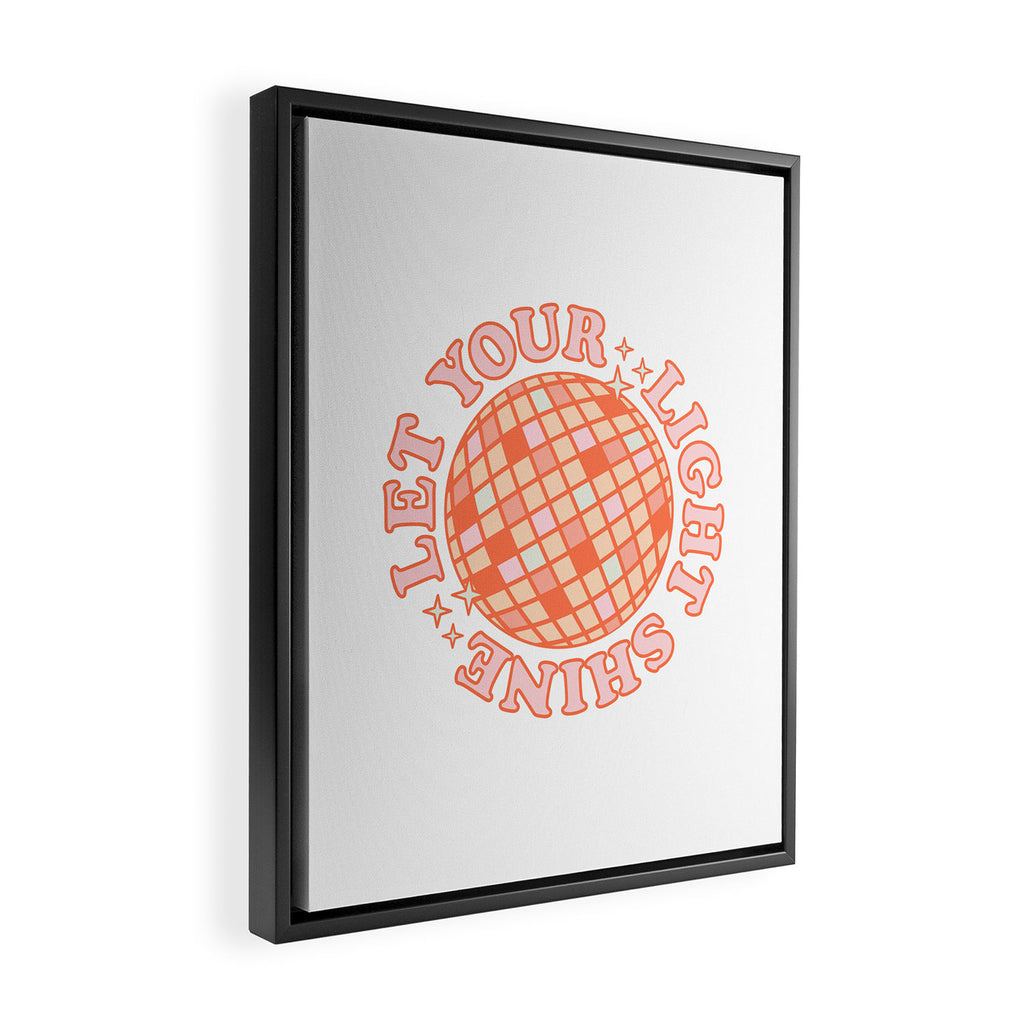 Let your Light Shine Framed Canvas Print Gallery Image 2