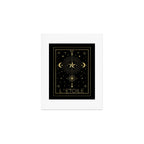 L'Etoile or The Star Tarot Gold Art Print Gallery Image 1
