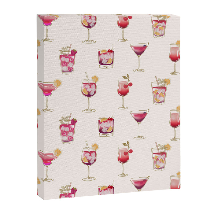  Light Glam Cocktails Theme Canvas Print Gallery Image 1
