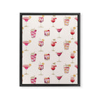  Light Glam Cocktails Theme Framed Canvas Print Gallery Image 6
