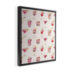  Light Glam Cocktails Theme Framed Canvas Print Gallery Image 2