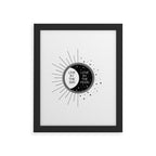 Live by the Sun Love by the Moon Framed Art Print Gallery Image 4