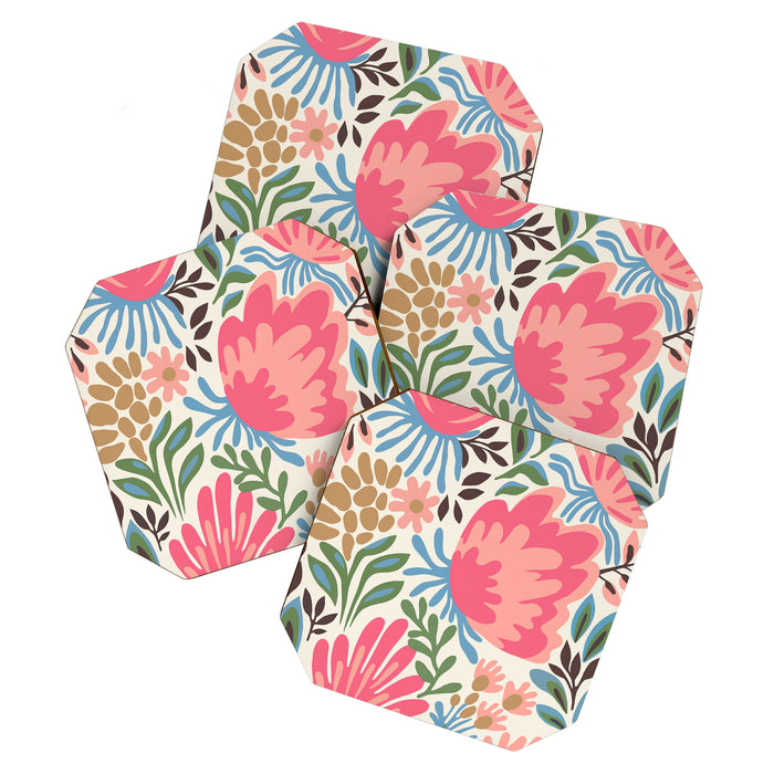 Lush Floral Escape Coaster Gallery Image 1