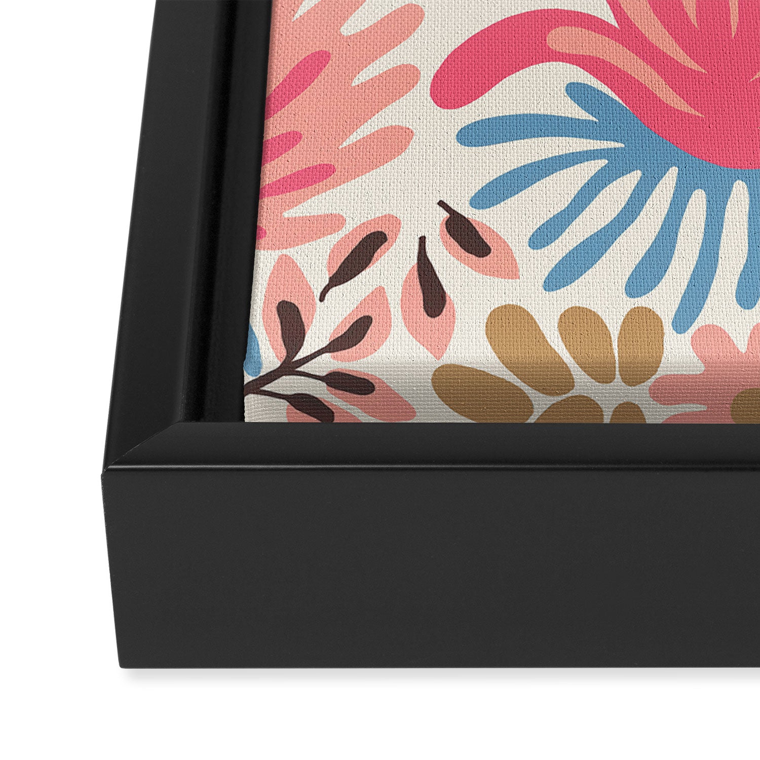 Lush Floral Escape Framed Canvas Print Gallery Image 3