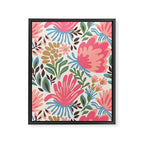 Lush Floral Escape Framed Canvas Print Gallery Image 6