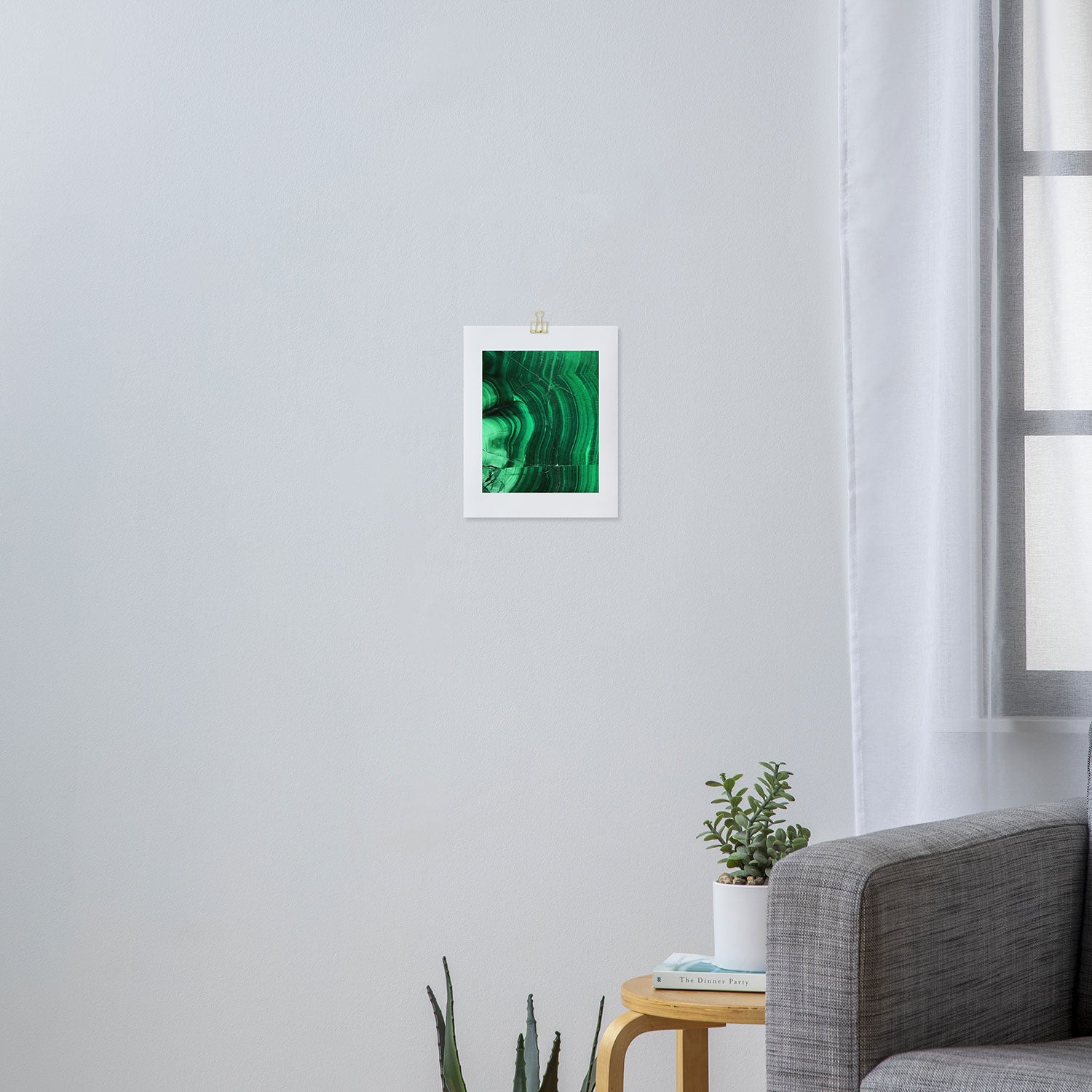 Malachite Texture Art Print Gallery Image 3