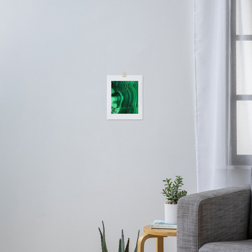 Malachite Texture Art Print Gallery Image 3