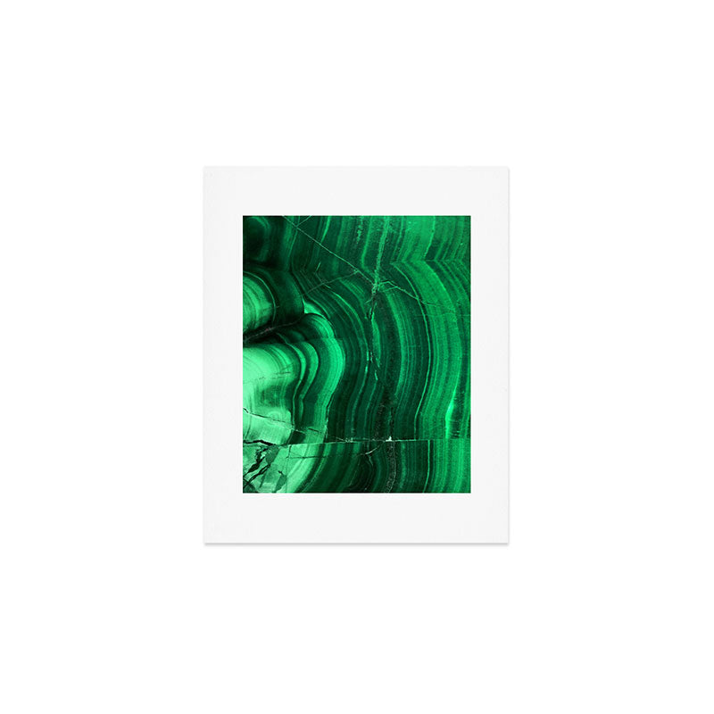 Malachite Texture Art Print Gallery Image 1
