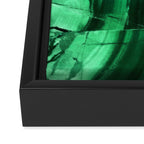 Malachite Texture Framed Canvas Print Gallery Image 3
