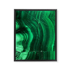 Malachite Texture Framed Canvas Print Gallery Image 6