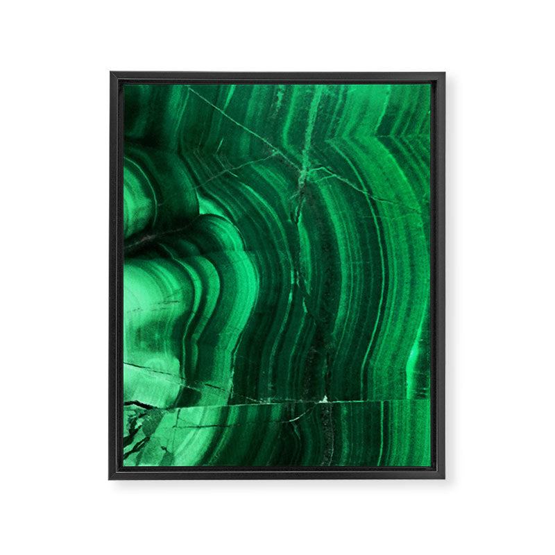Malachite Texture Framed Canvas Print Gallery Image 6