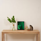Malachite Texture Framed Canvas Print Gallery Image 4