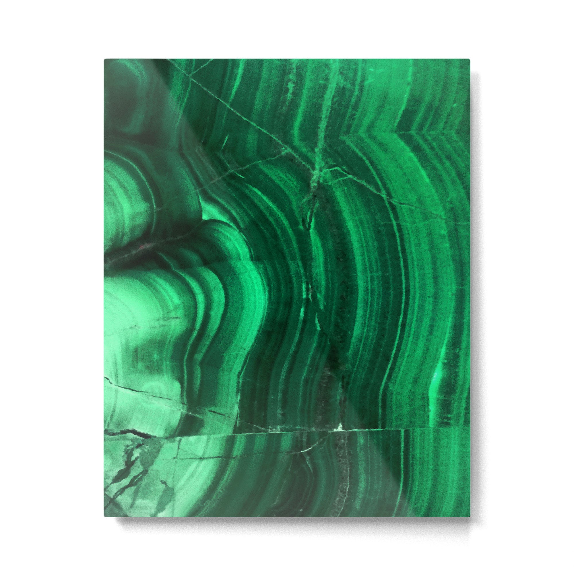 Malachite Texture Metal Print Gallery Image 4