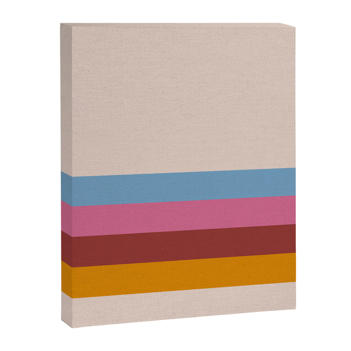 Modern Abstract Rainbow Canvas Print Gallery Image 1