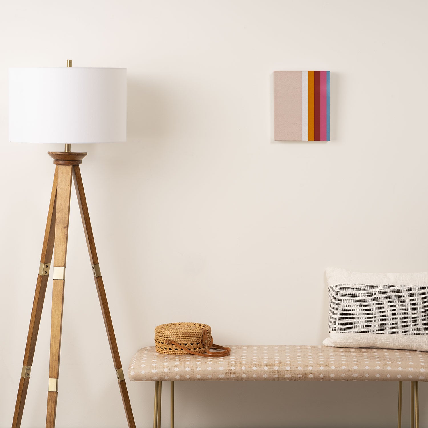 Modern Eclectic Rainbow Canvas Print Gallery Image 2