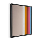 Modern Eclectic Rainbow Framed Canvas Print Gallery Image 2