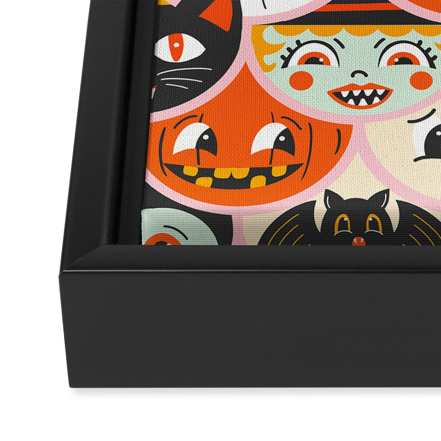 Monster Mash-Up Framed Canvas Print Gallery Image 3