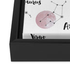 Pink Moon and Constellations Framed Canvas Print Gallery Image 2