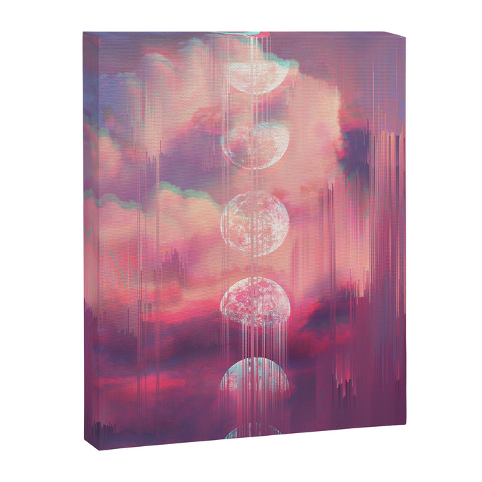 Moontime Glitches Canvas Print Gallery Image 1
