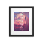 Moontime Glitches Framed Art Print Gallery Image 4