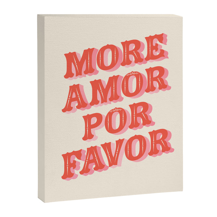 More Amor Canvas Print Gallery Image 1