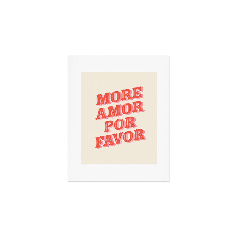 More Amor Art Print Gallery Image 1