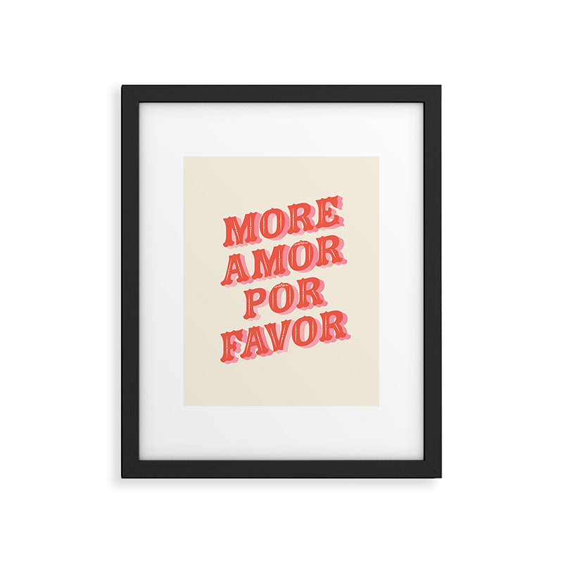 More Amor Framed Art Print Gallery Image 6