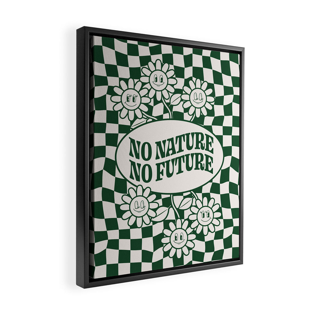 No Nature No Future Framed Canvas Print Gallery Image 2
