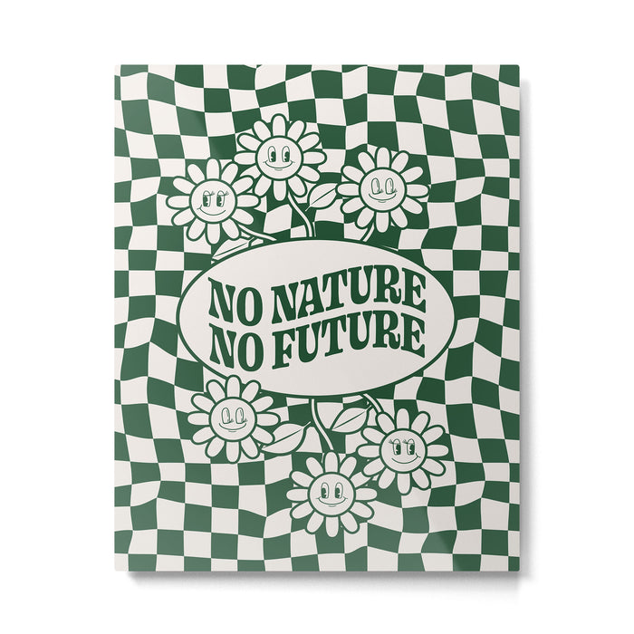 No Nature No Future Metal Print Gallery Image 1