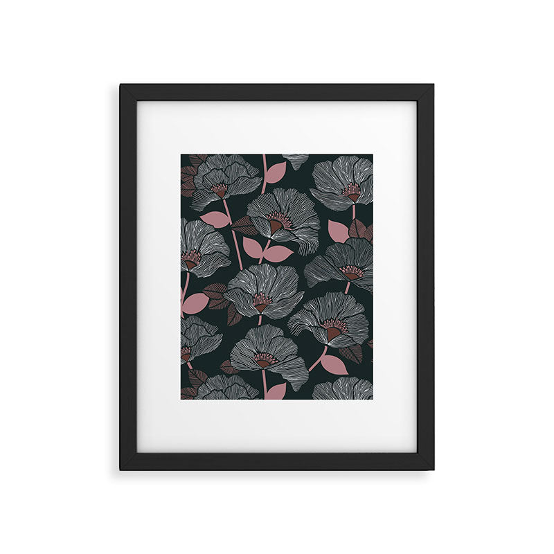 Nocturnal Bloom Framed Art Print Gallery Image 5