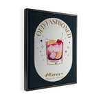 Old Fashioned Cocktail Zodiac Sign Framed Canvas Print Gallery Image 2