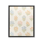 Pastel Wildflower Bouquets Framed Canvas Print Gallery Image 6